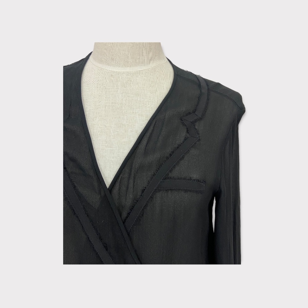 Marc Jacobs Sheer Black Top